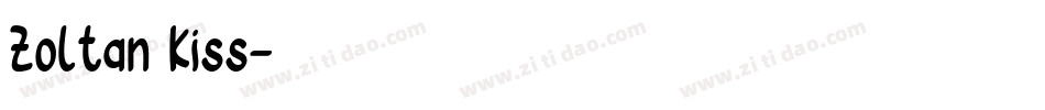 Zoltan Kiss字体转换